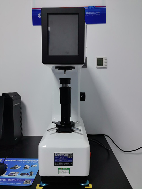 Touch screen digital Rockwell hardness tester